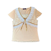 Peach Fairy Core Short-Sleeve Top (M)