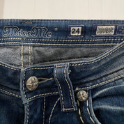 Miss Me Low Rise Bootcut Jeans (X/S)