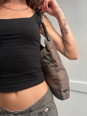 Vintage 90s Prada Nylon Shoulder Bag