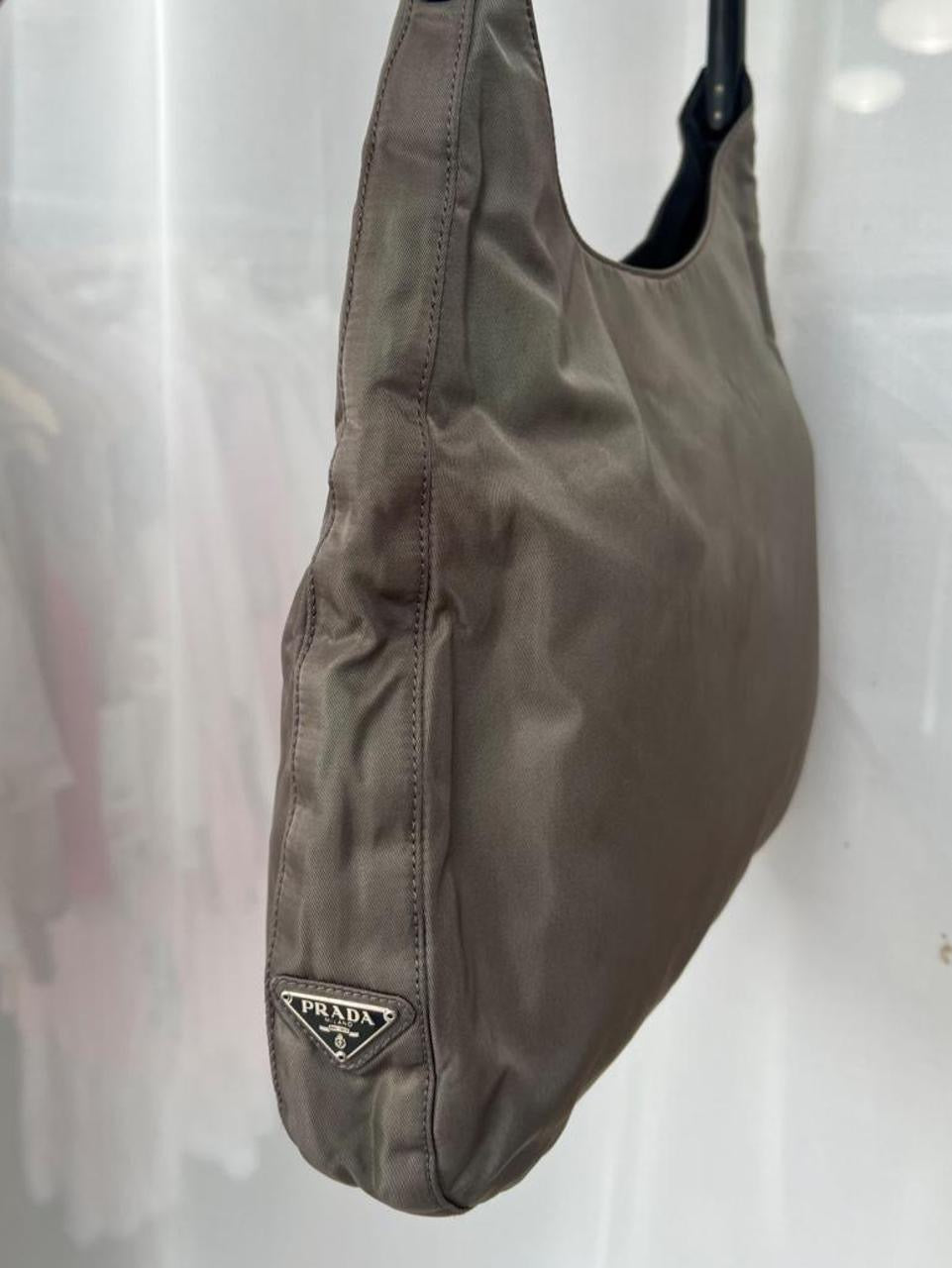 Vintage 90s Prada Nylon Shoulder Bag
