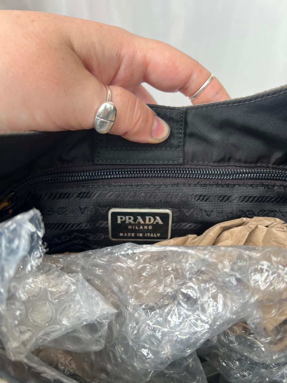 Vintage 90s Prada Nylon Shoulder Bag
