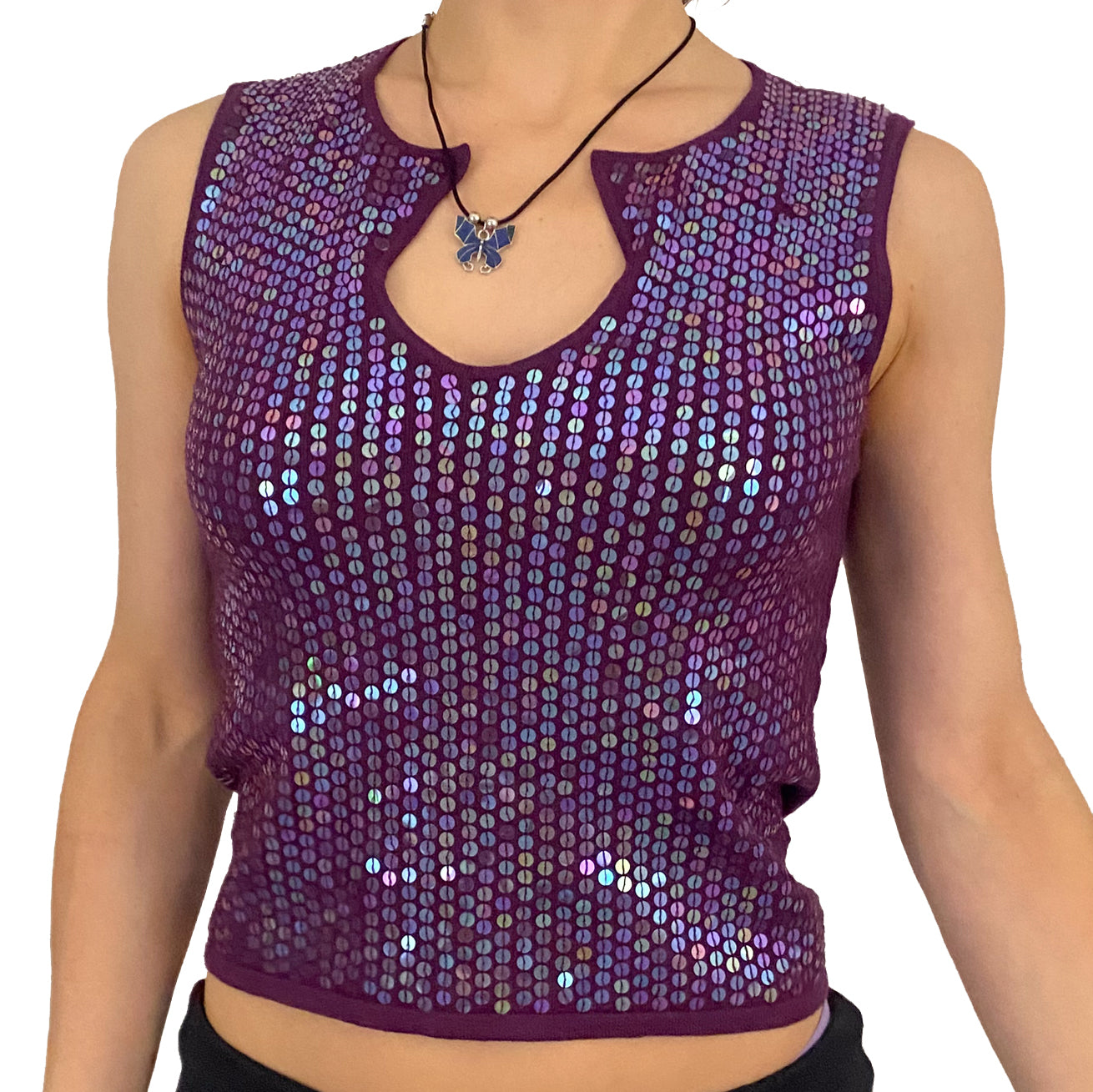 Y2K Sequin Knit (S)
