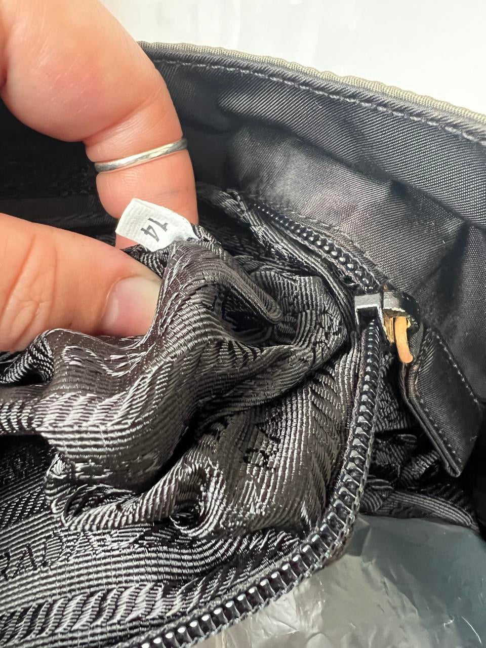 Vintage 90s Prada Nylon Shoulder Bag