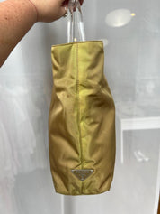 Vintage Prada Nylon Handbag with Lucite Handles