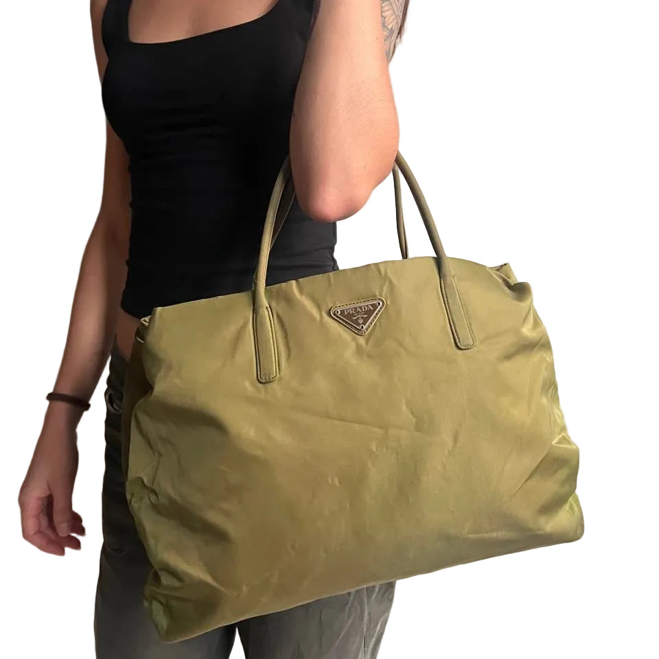 Vintage Nylon Prada Tote Bag