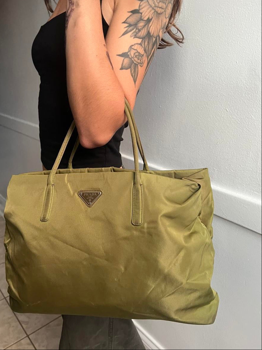 Vintage Nylon Prada Tote Bag