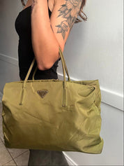 Vintage Nylon Prada Tote Bag