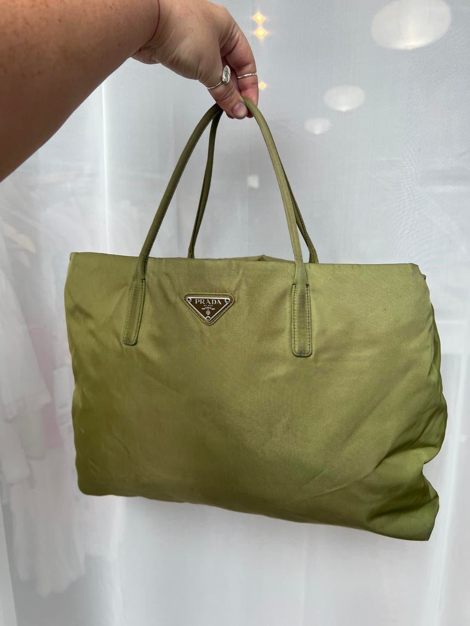Vintage Nylon Prada Tote Bag
