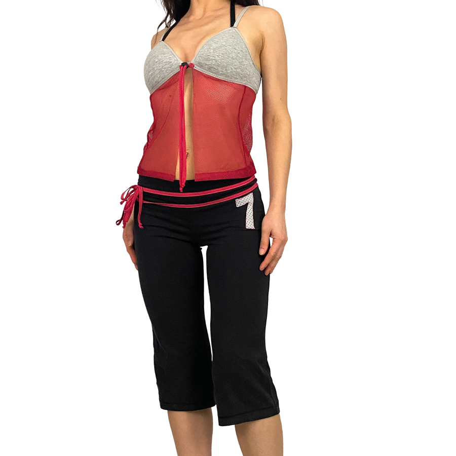ANGEL SPORT #7 Tie Capris (S)