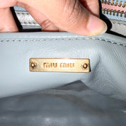 Miu Miu Quilted Nappa Leather Biker Handbag