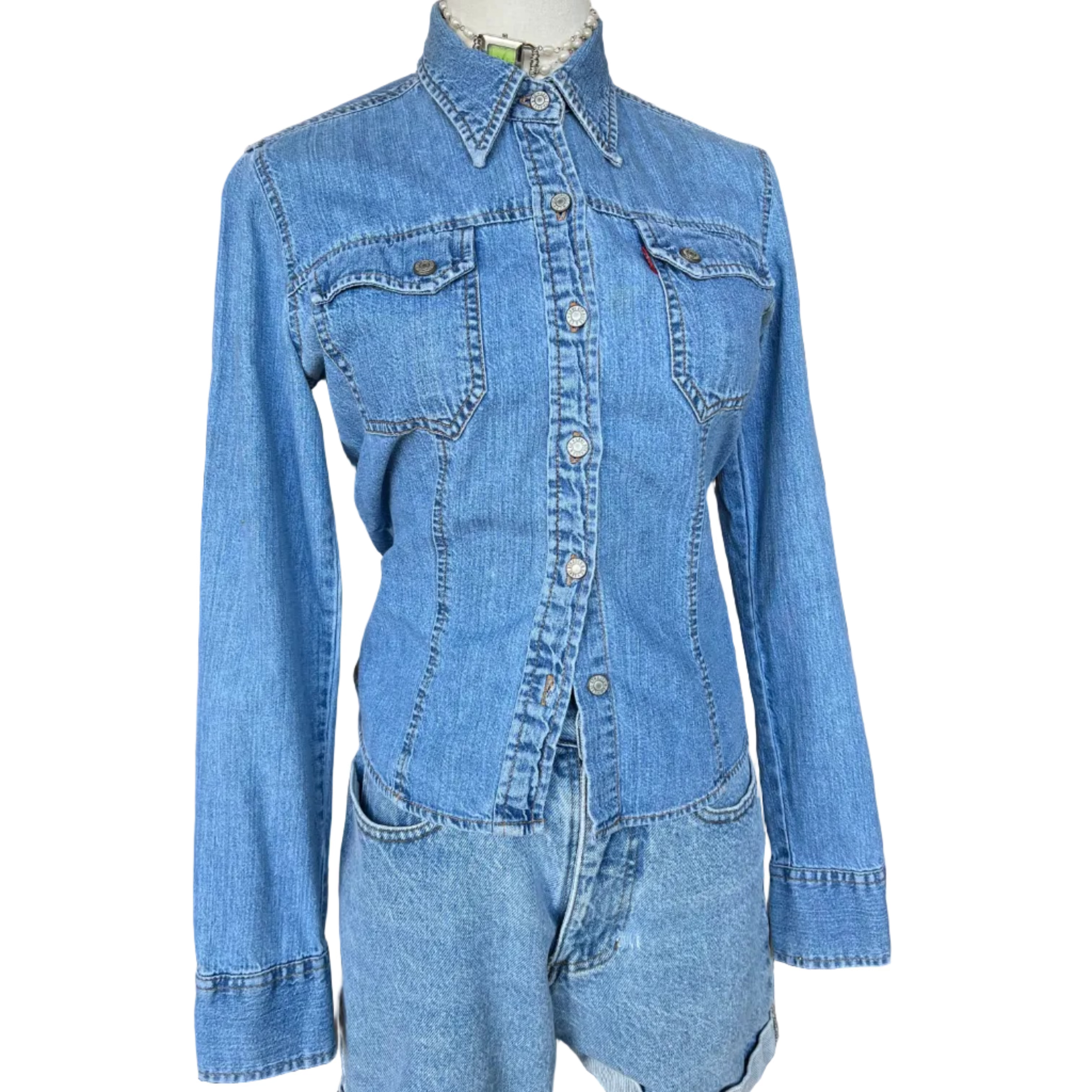 Vintage Denim Levi's Shirt (S)