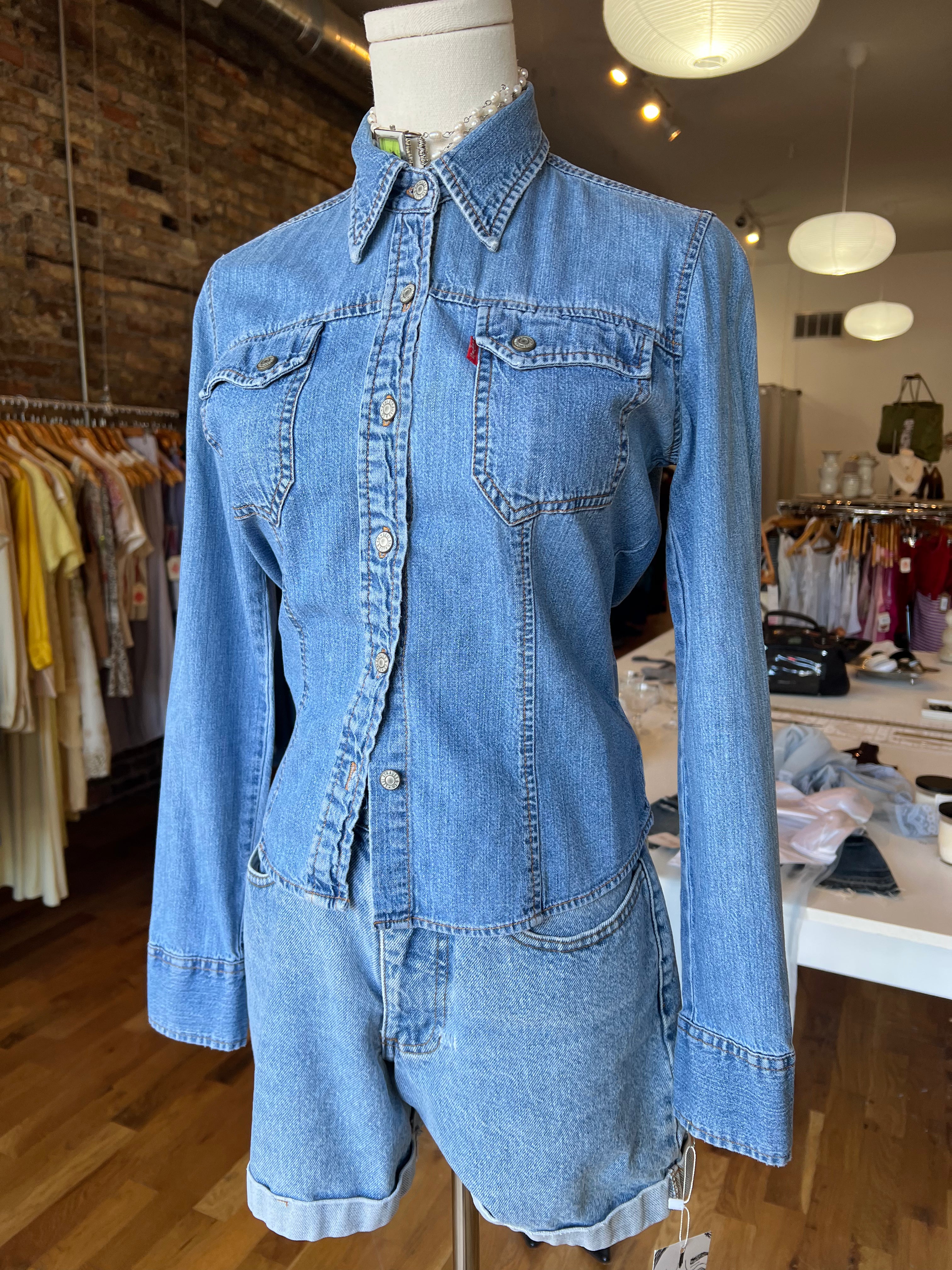 Vintage Denim Levi's Shirt (S)