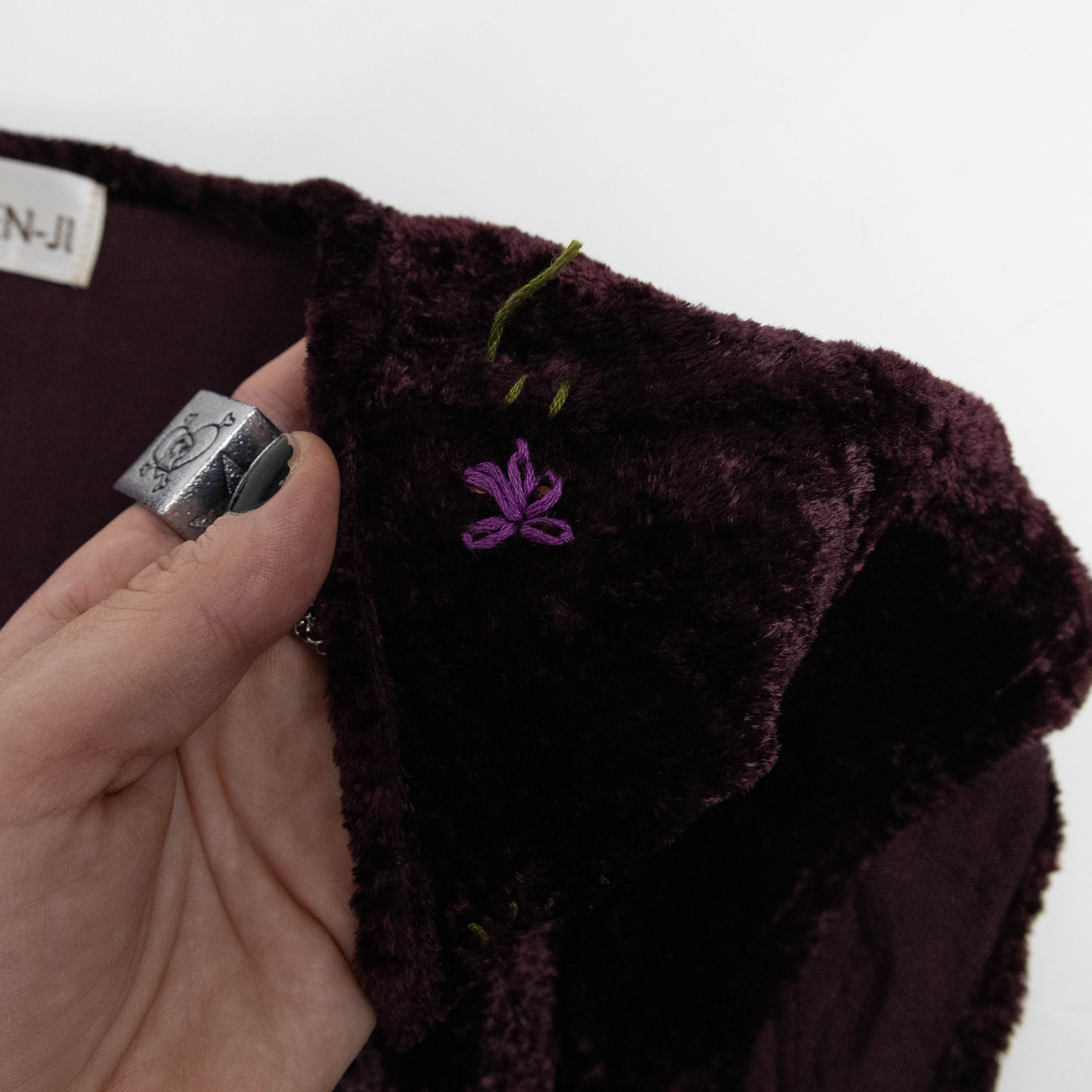 Merlot Velvet Dress (S)