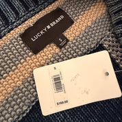 Chunky Knit Patchwork Cardigan (S)