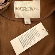 Faux Suede Fringe Jacket (S)
