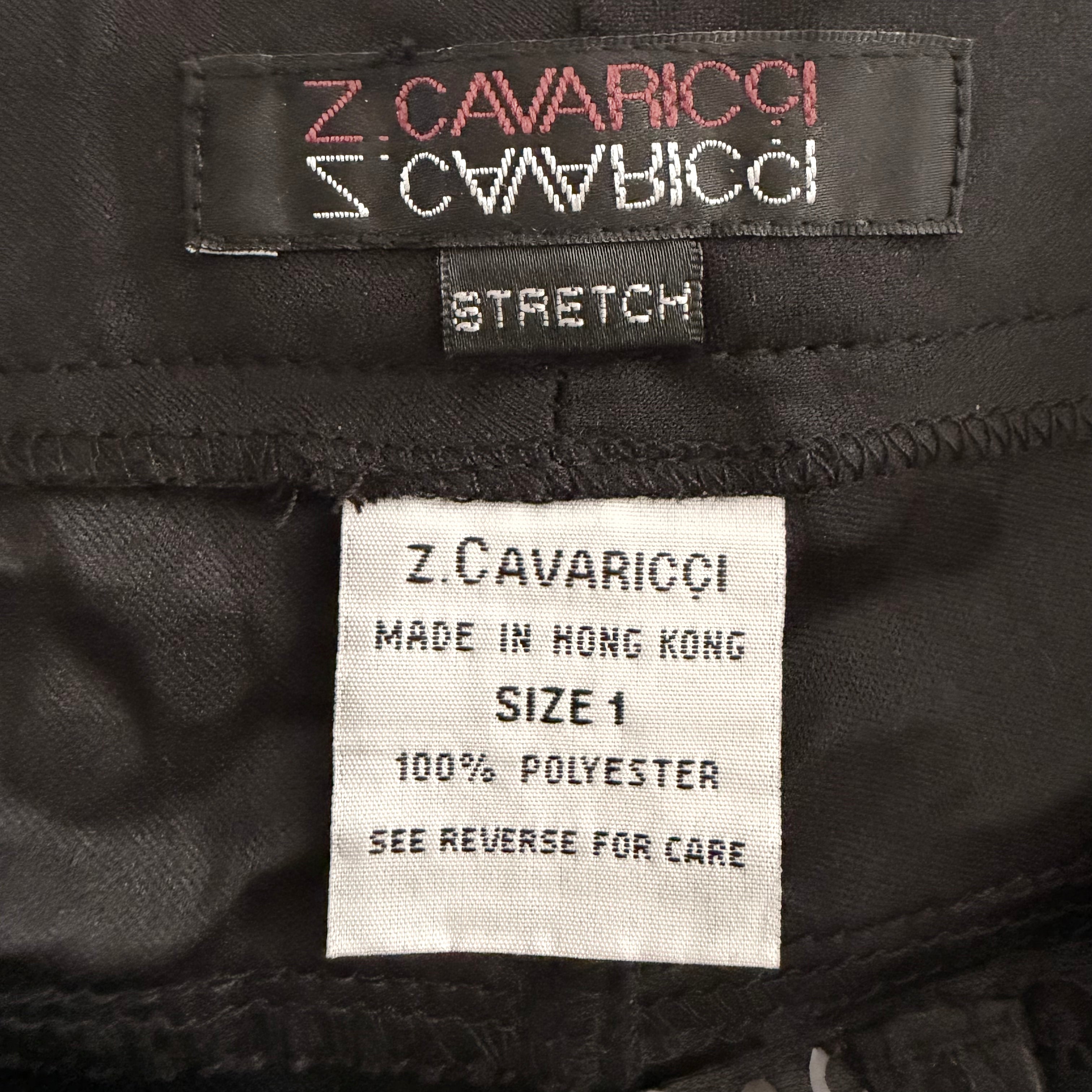 Z. Cavaricci Black Sequin Pants (XS)