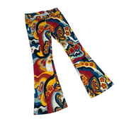 Miss Sixty Y2K Psychedelic Low Rise Flare Jeans (S)