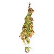 Green Ribbon Tassel Keychain