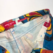 Miss Sixty Y2K Psychedelic Low Rise Flare Jeans (S)