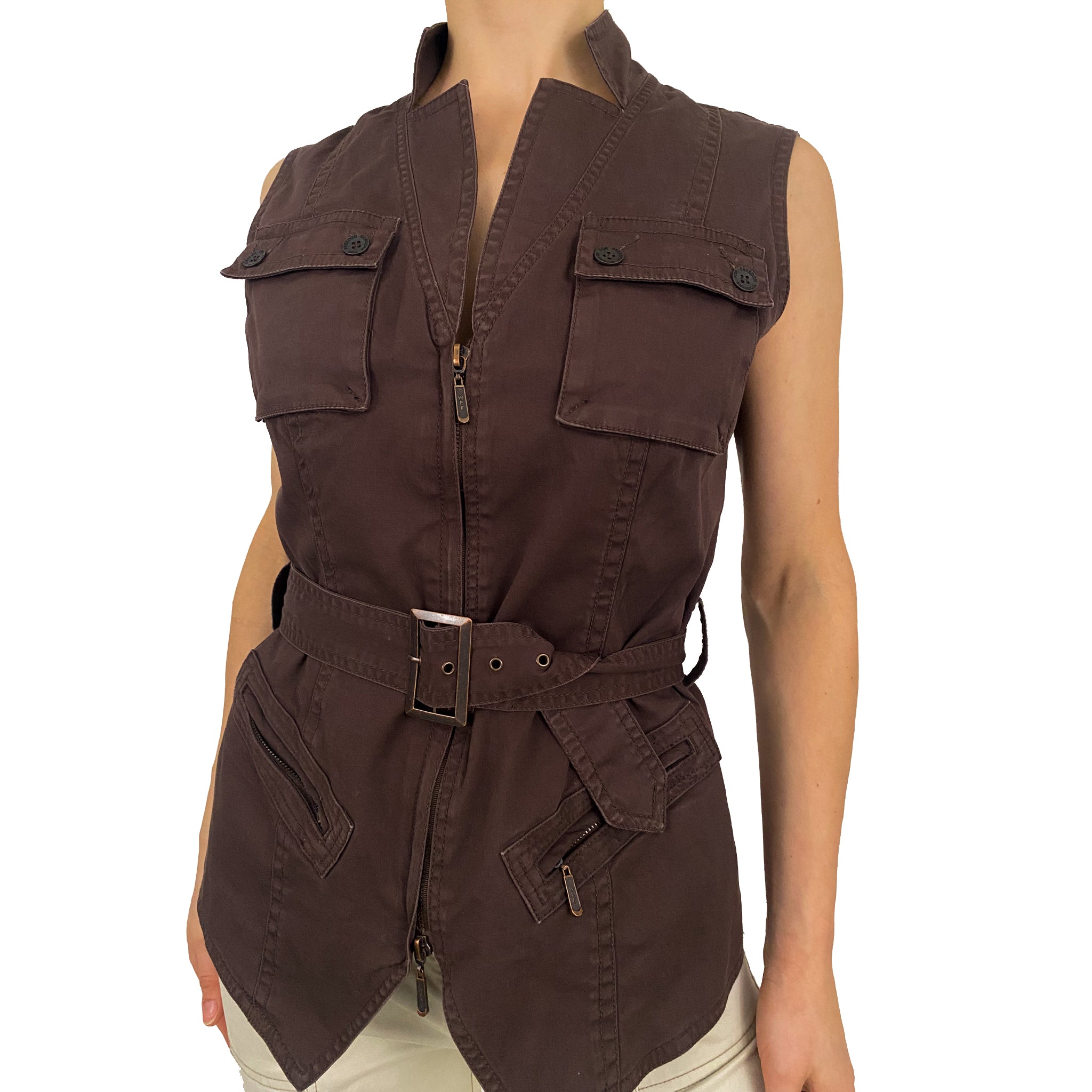 90's Belted Vest (M)