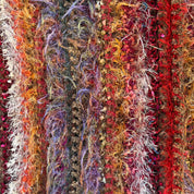 Multi-Colored Fuzzy Knit Scarf
