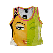 i Believe Euro Face Graphic Tank (S-M)