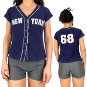 2000s Fashion Bug New York Sporty Baseball Tee (M)
