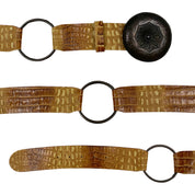 Leather Medallion Belt (L)