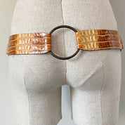 Leather Medallion Belt (L)