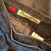 Vintage Fringe Belt Jeans (M)