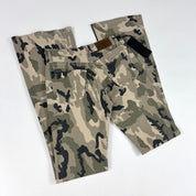 Just Cavalli Y2K Mid-Rise Camo Flare Jeans (S)