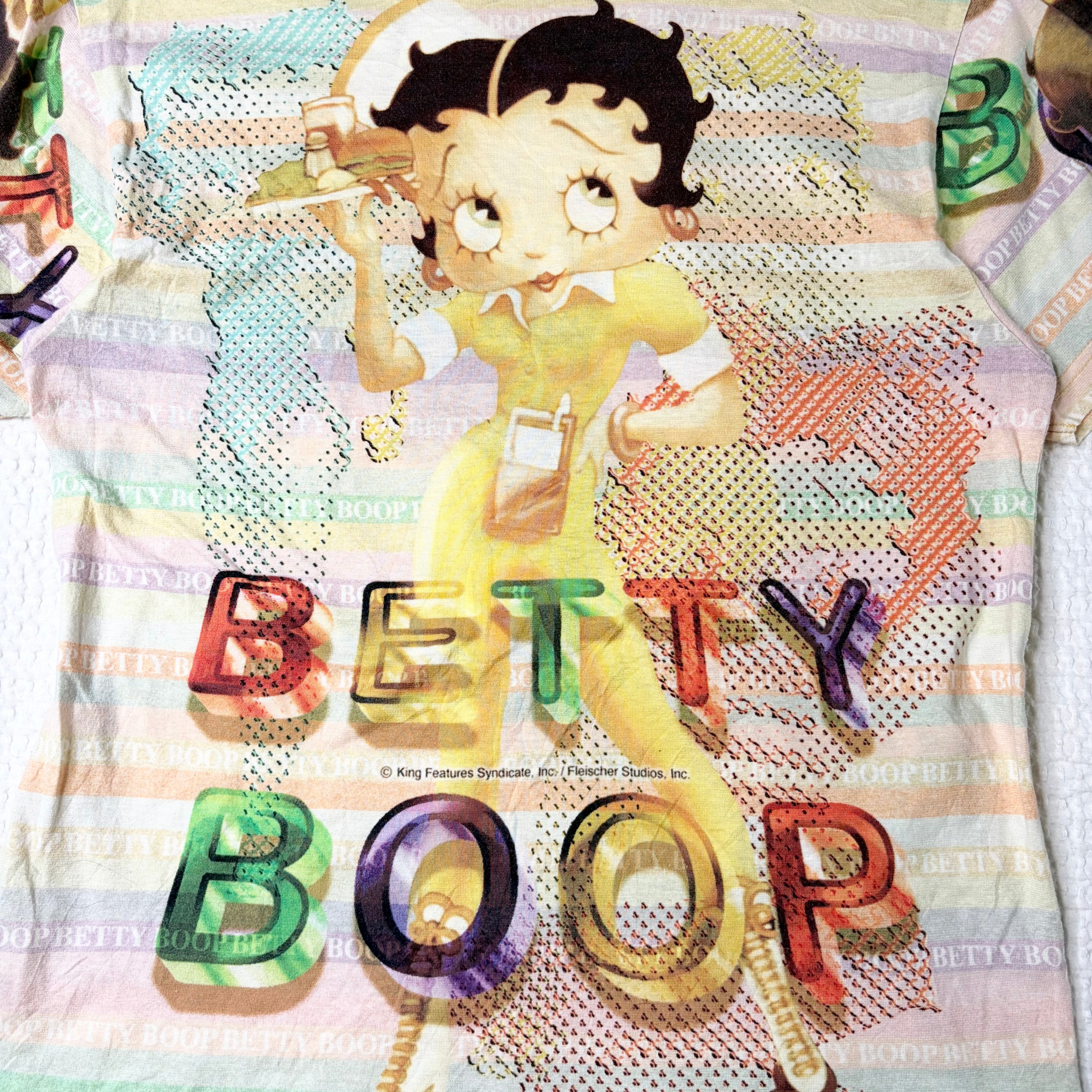 Vintage 90s Betty Boop AOP Tee (M)