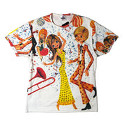 Rare Work by Eaksak Graphic Beaded Tee (M)