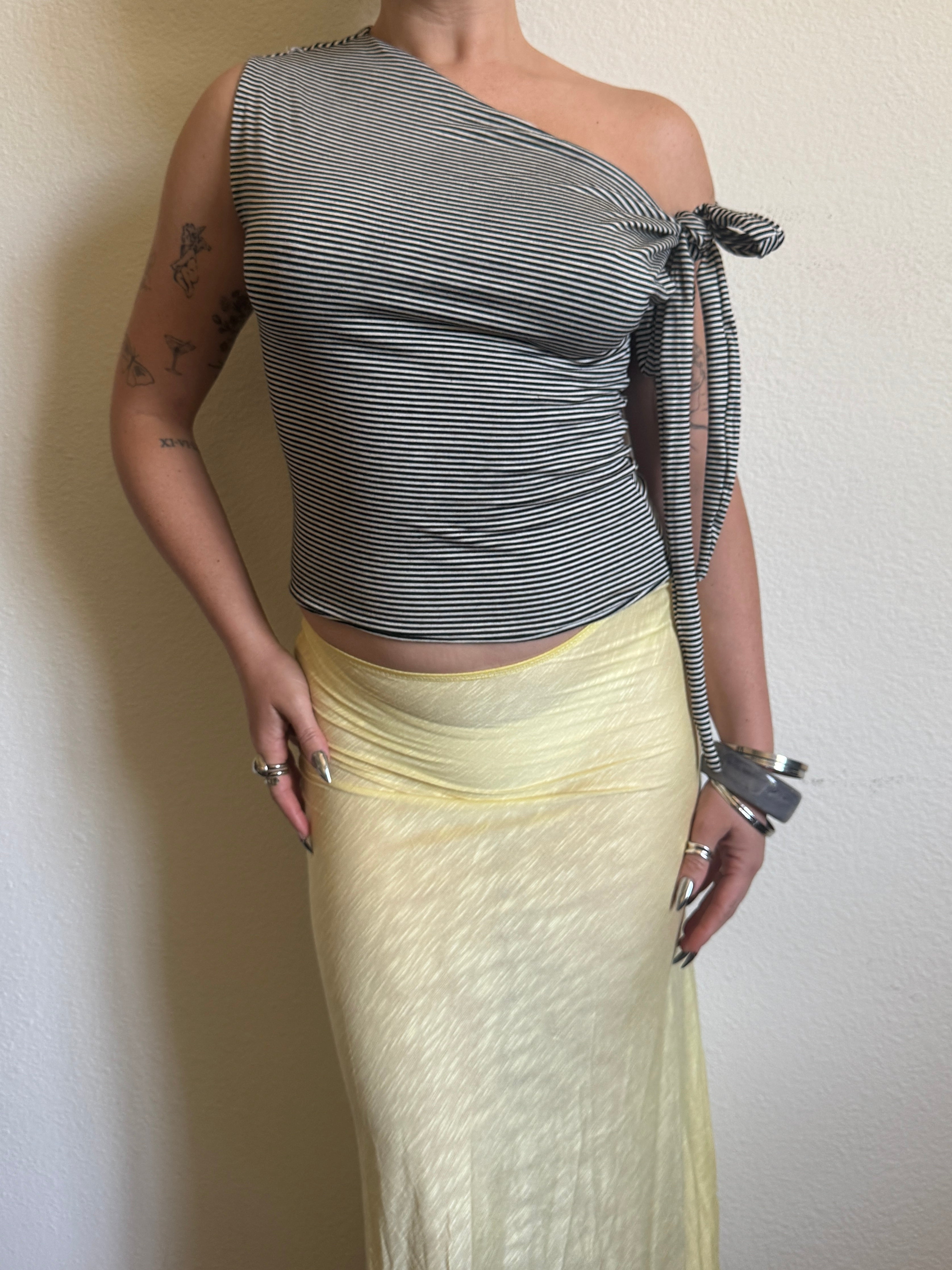 Striped Tie Tank (XS-XL)