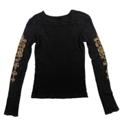 Bejeweled Gothic Long Sleeve Tee (S)