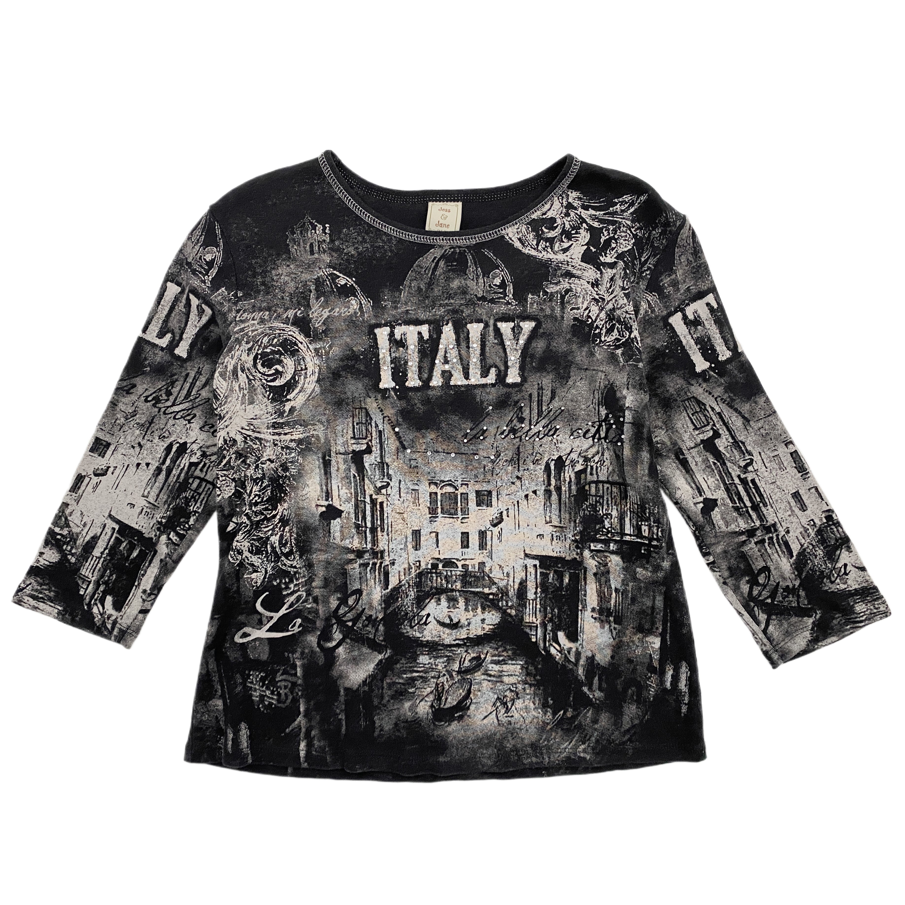 Y2K Italy Bling Tee (M)