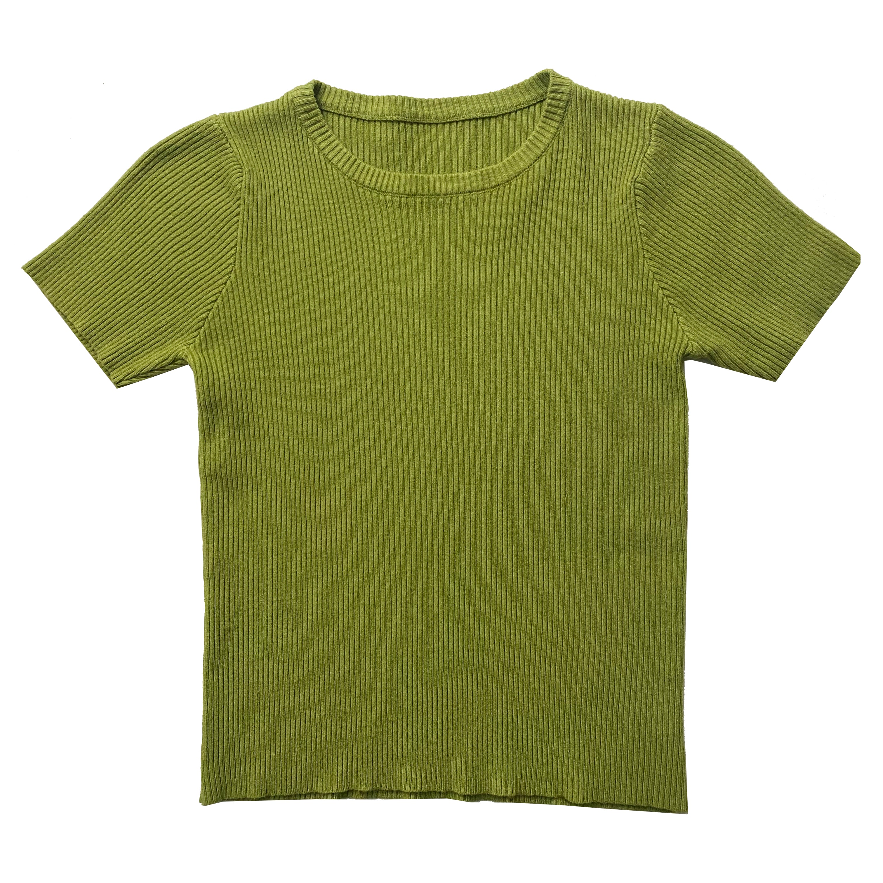 Vintage Lime Knit Tee (S)