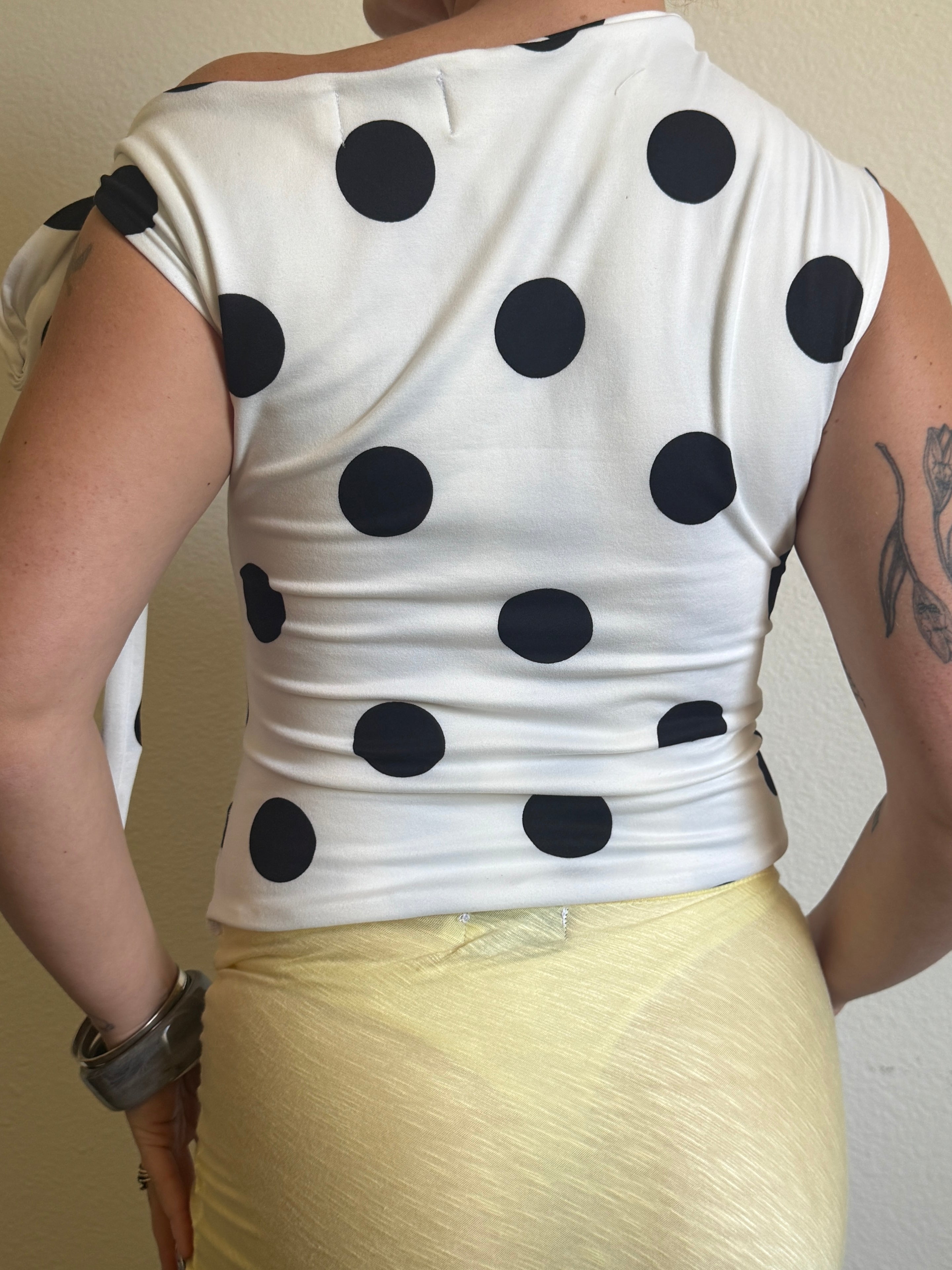 Polka Dot Tie Tank (XS-XL)