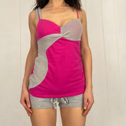 ANGEL SPORT Pink Velocity Tank (M)