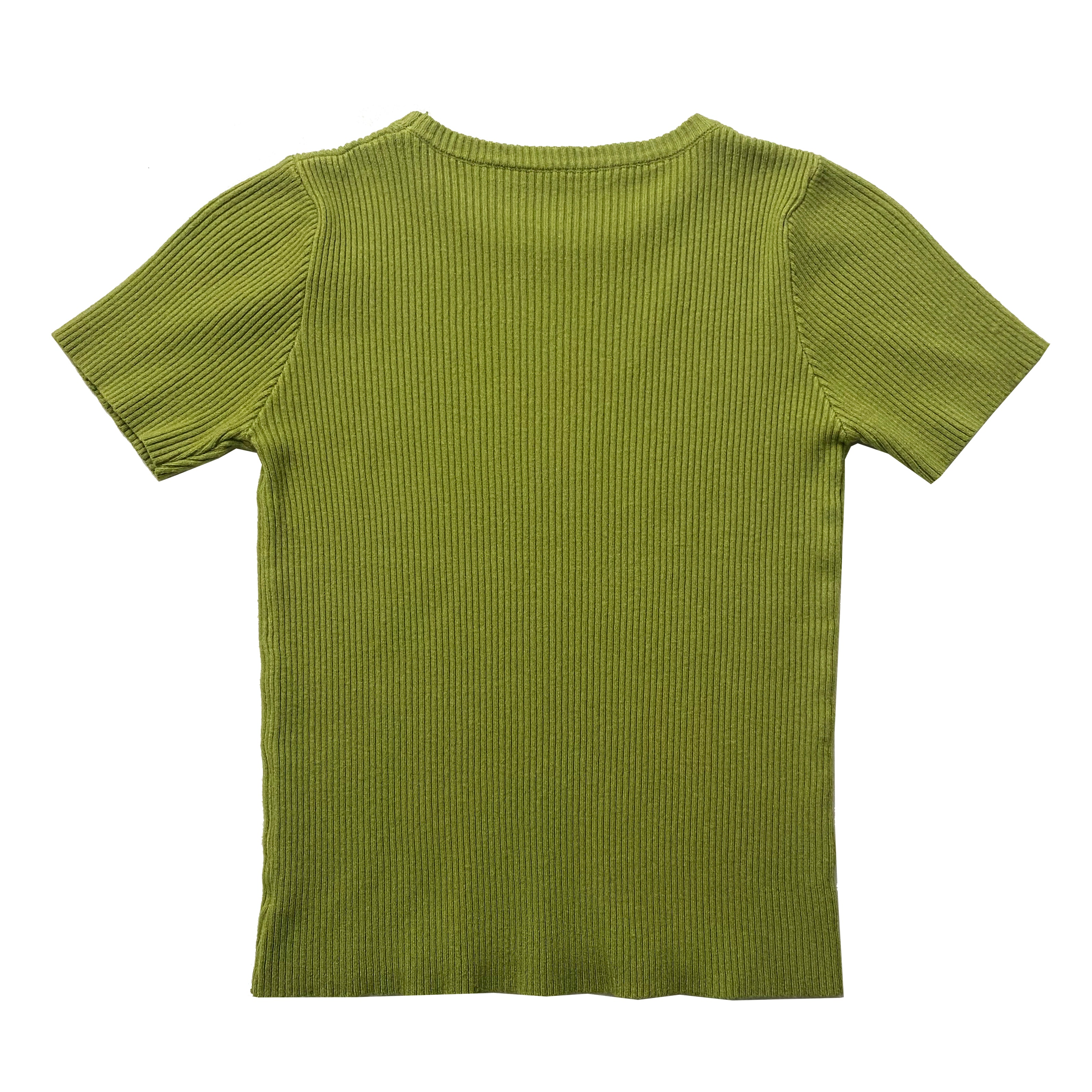 Vintage Lime Knit Tee (S)