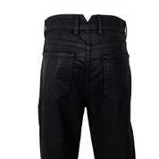 Faux Leather Hi-Rise Flares (M)