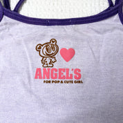 Angel Blue Graphic Halter Cami (XS-S)