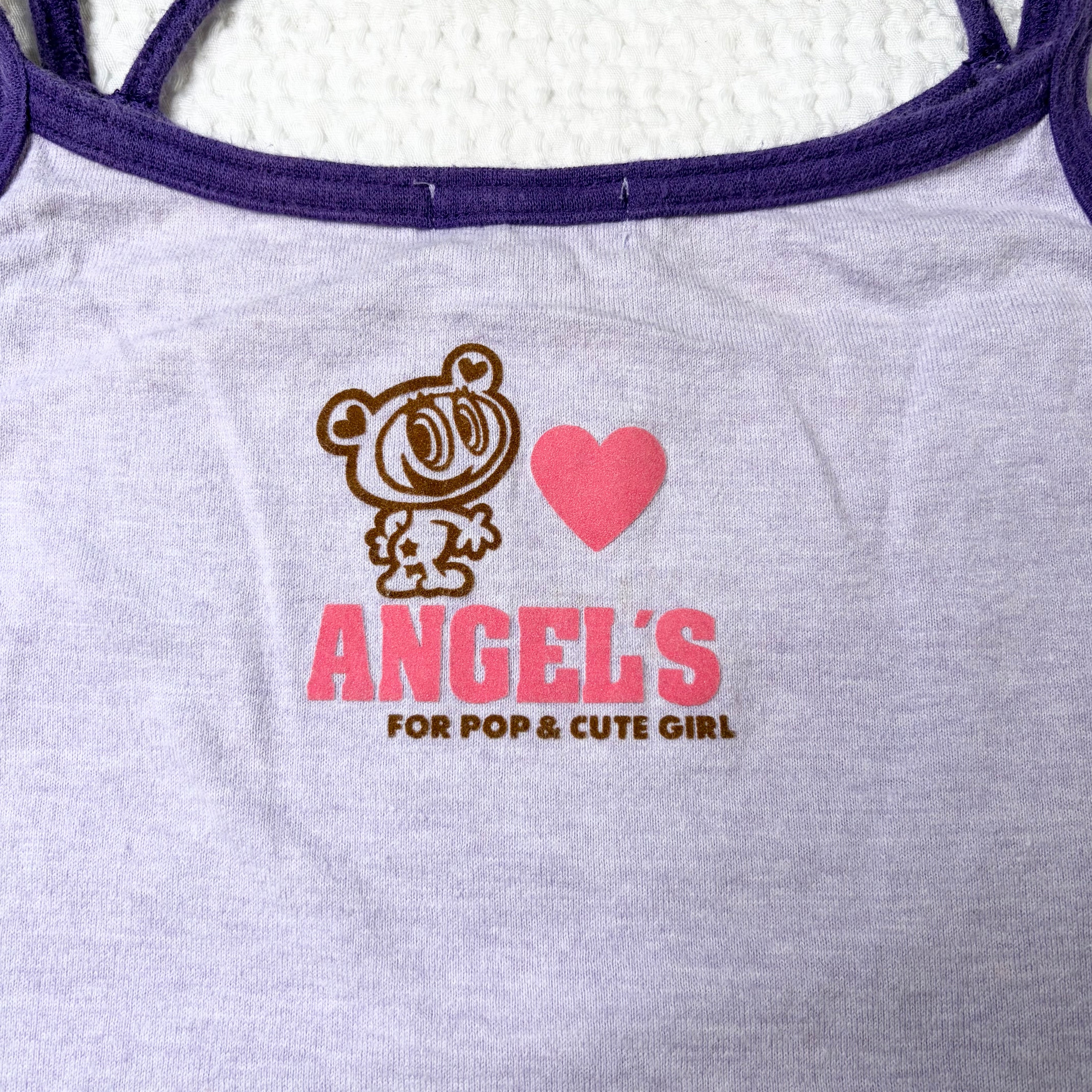 Angel Blue Graphic Halter Cami (XS-S)