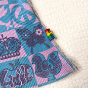 Back Alley Psychedelic Graphic Ribbed Tank (S)