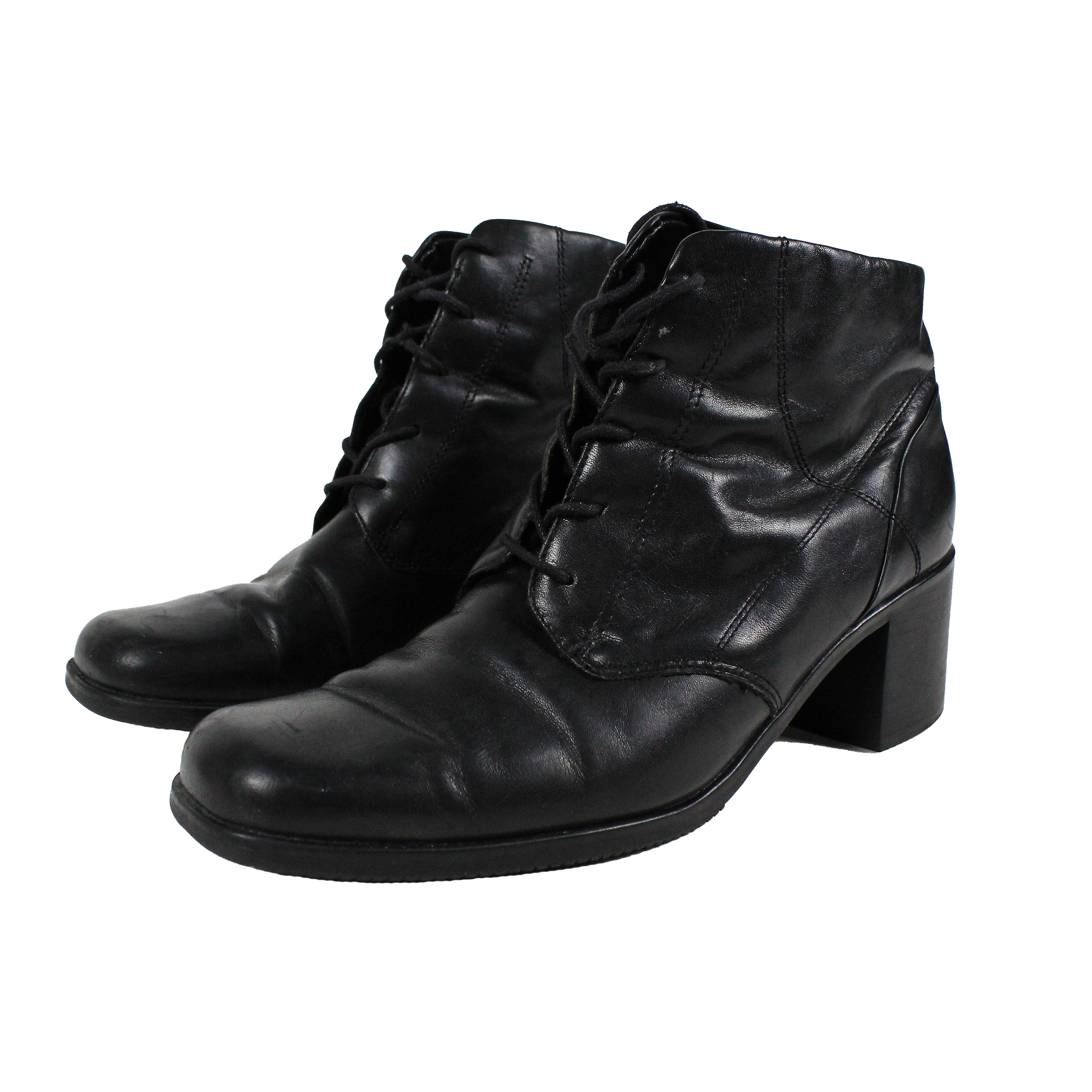 Vintage Leather Combat Boots (US 9)