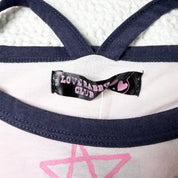 Love Rabby Club Graphic Ruched Top (M-L)