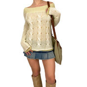 Soft Knit Layered Sweater (M)