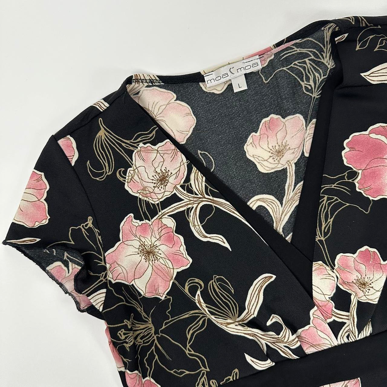 Y2K Floral Mesh Top (S)