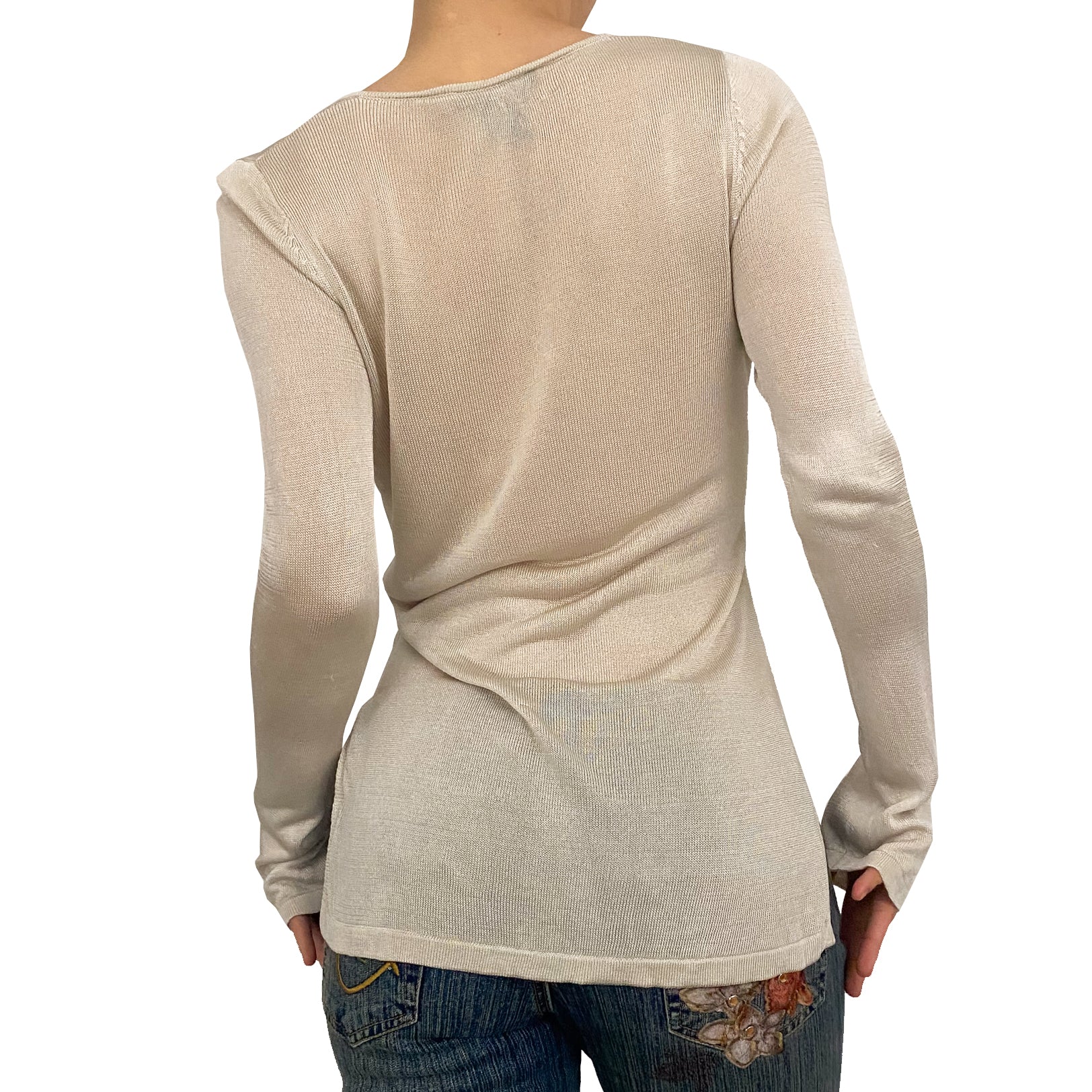 Knit Crochet Top (XS/S)