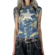 Y2K Star Baby Tank (S)